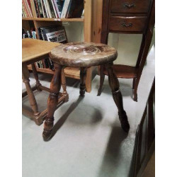 PORTE PLANTE BOIS ROND...