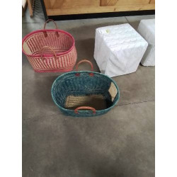 PANIER VANNERIE VERT