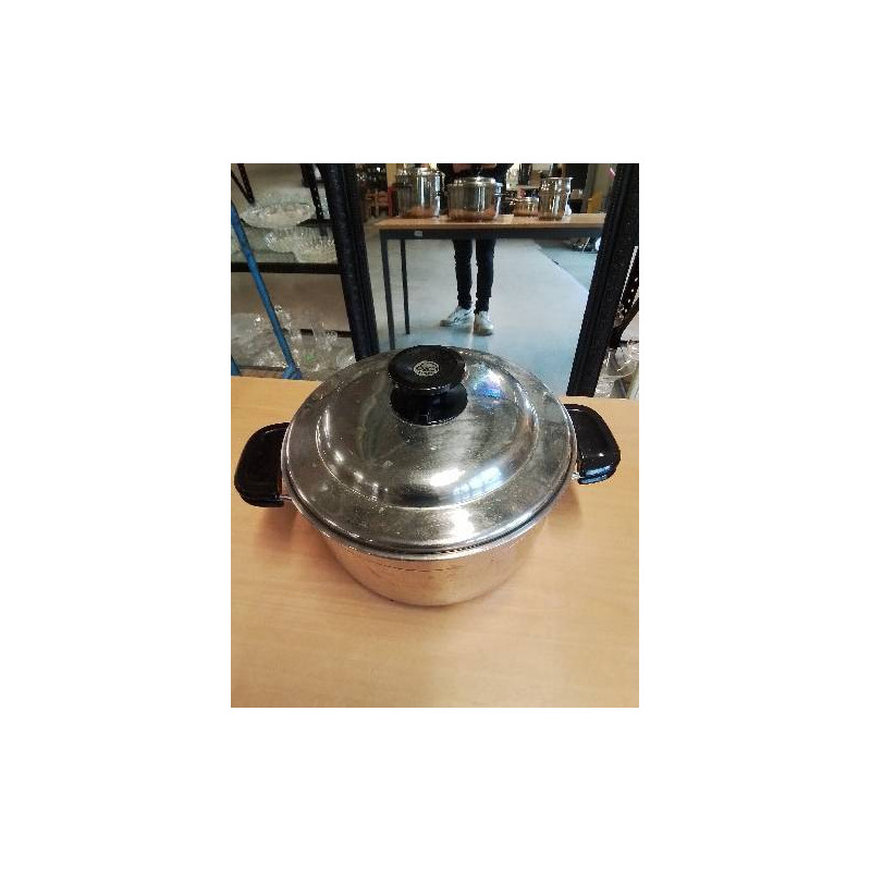 FAITOUT ACIER INOX UNIVERSAL COOK SYSTEM FRABOSK TOUS FEUX SAUF INDUCTION 