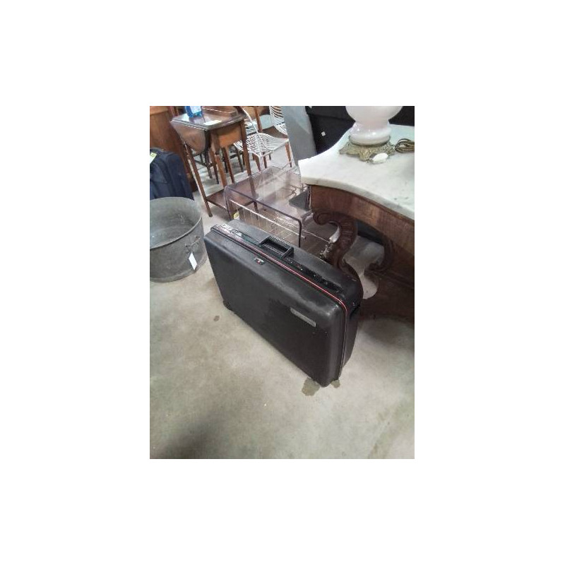 VALISE COQUE A ROULETTES RÉSINE NOIR DELSEY SANS CLÉ 