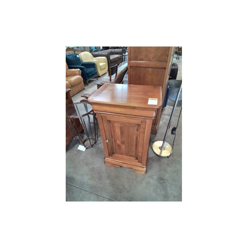 CONFITURIER BOIS CLAIR MOULURÉ 1 TIROIR 1 PORTE STYLE LOUIS PHILIPPE 