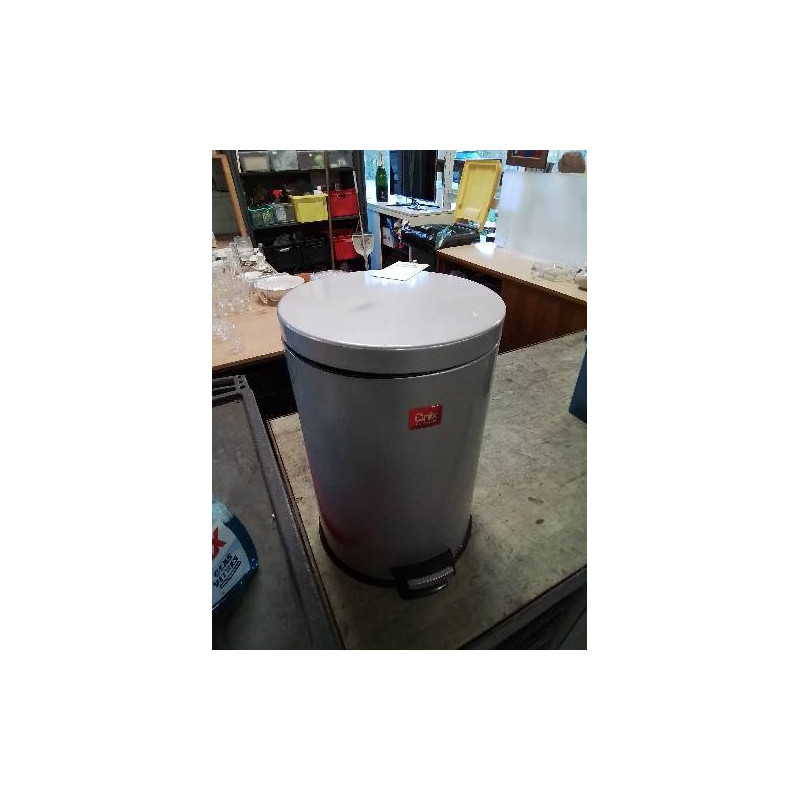 POUBELLE A PÉDALE MÉTAL GRIS ONIX