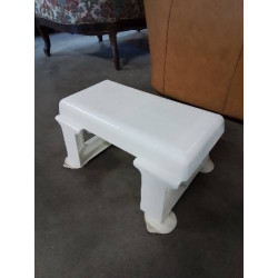 MARCHE PIEDS RÉSINE BLANC