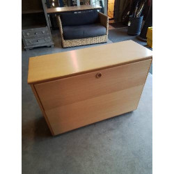 COFFRE A LINGE BOIS CLAIR 1...