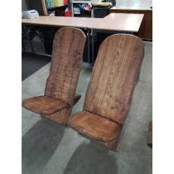 CHAISE A PALABRE BOIS NATUREL 