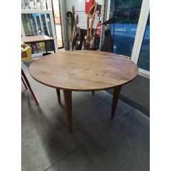 TABLE RONDE CHÊNE 122,5X76CM