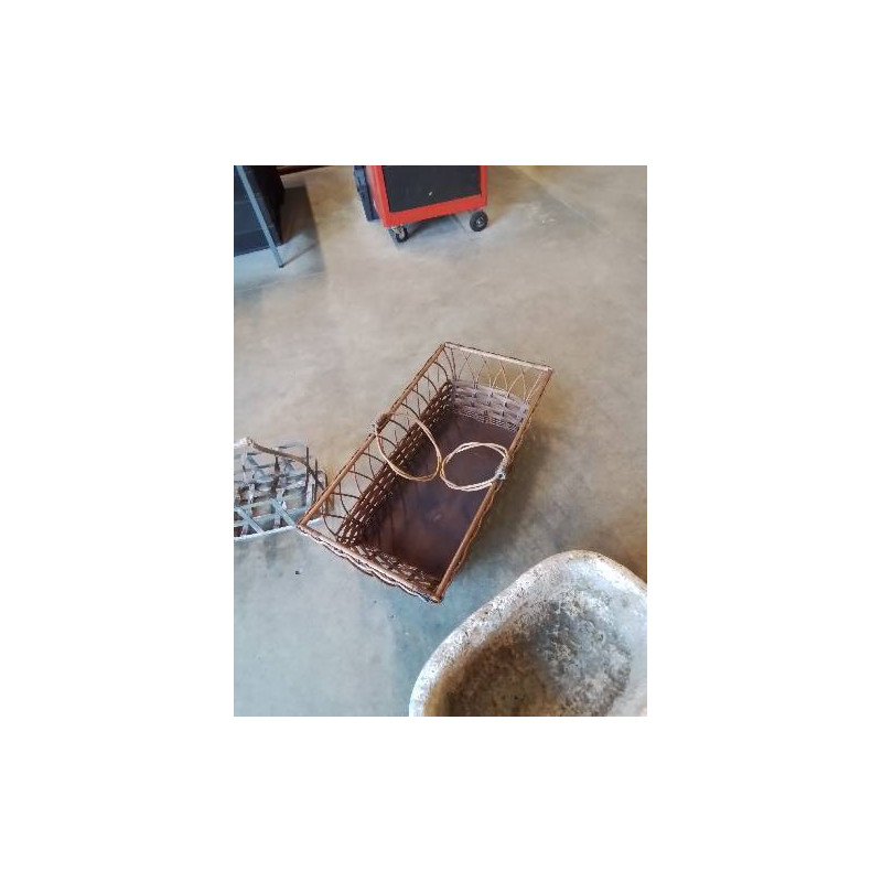 PANIÈRE RECTANGULAIRE VANNERIE 