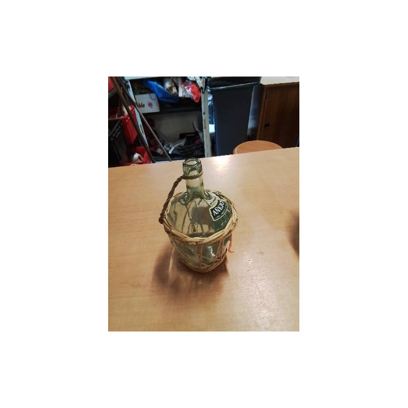 BONBONNE VERRE GAINÉ VANNERIE 