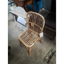 CHAISE ENFANT ROTIN ET...