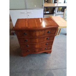 COMMODE GALBEE BOIS 4 TIROIRS 