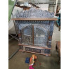 TEMPLE HINDOU BOIS GAINÉ METAL 