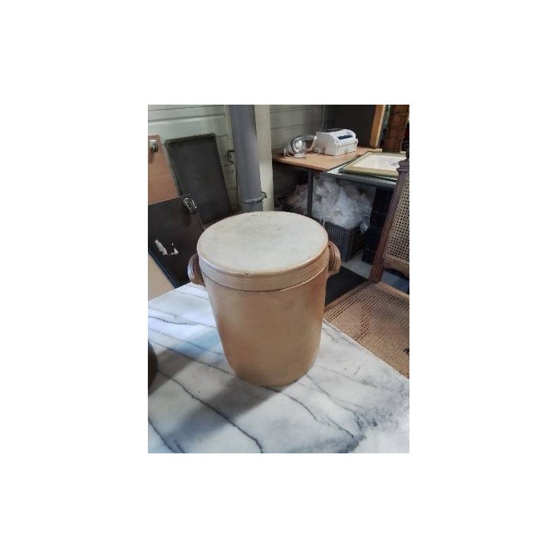 POT A SALER A OREILLES GRES VERNISSE 