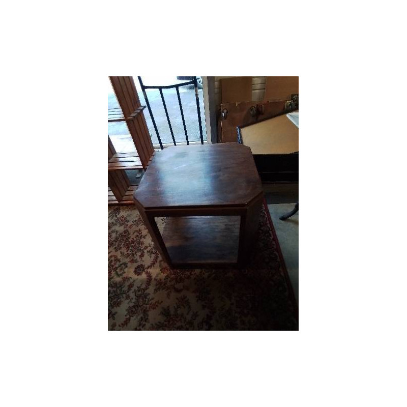 GUERIDON OCTOGONAL BOIS ART DÉCO 