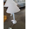 LAMPE COLONNE BOIS ECRU AJ ECRU
