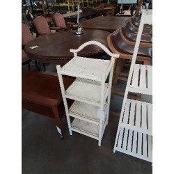 ÉTAGÈRE CINTRÉ ROTIN ET...