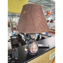 LAMPE CÉRAMIQUE BLEU ECRU...