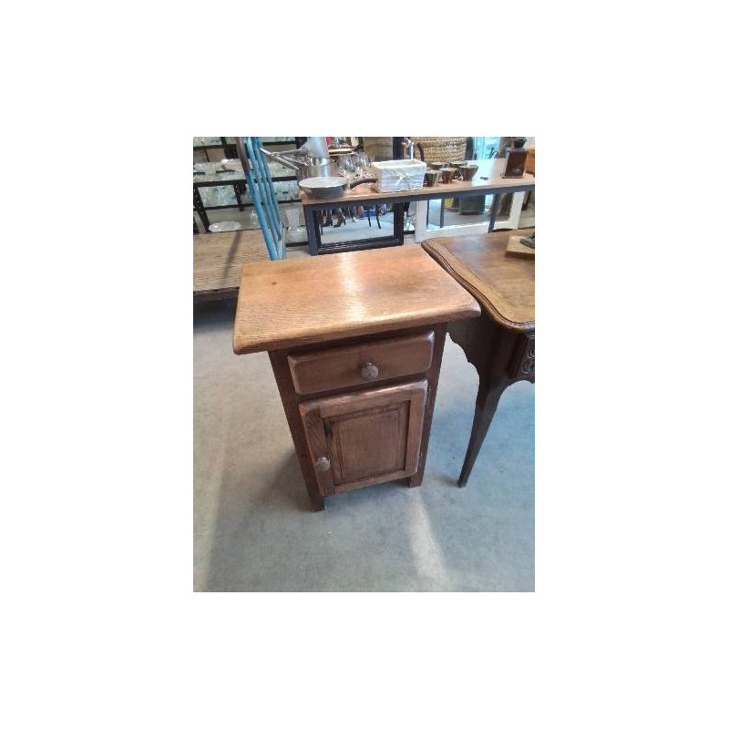 CONFITURIER BOIS CLAIR 1 TIROIR 1 PORTE