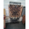 GRILLE DE PORTE ART DECO FONTE 50X111