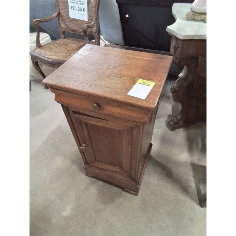 CHEVET LOUIS PHILIPPE 1 TIROIR 1 PORTE
