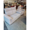 ENSEMBLE CANAPÉ 2 PLACES + FAUTEUIL TISSU GRIS POLTRONESOFA