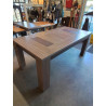 TABLE RECTANGULAIRE BOIS TAUPE 180X95X75CM 1RAL44,5CM