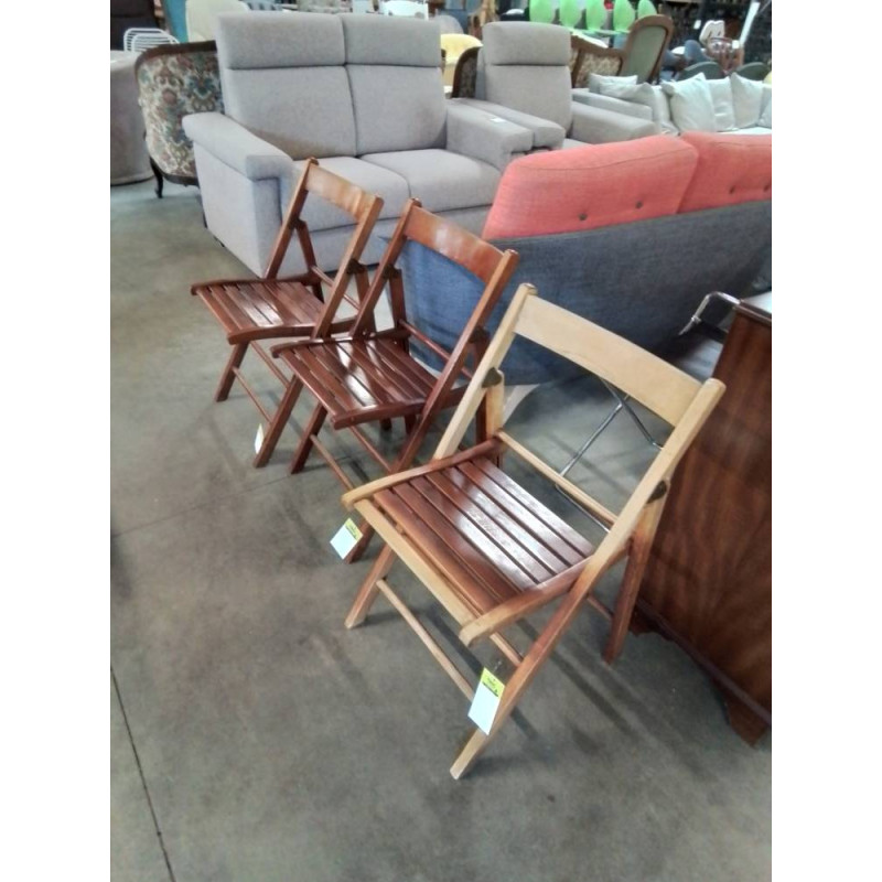 CHAISE PLIANTE BOIS AJOURÉ 