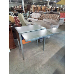 ECRITOIRE INFORMATIQUE TINAZO BOIS GRIS 2 TIROIRS COLORÉS 