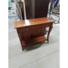 CONSOLE BOIS CLAIR 1 TIROIR STYLE DIRECTOIRE 