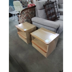 CHEVET BOIS CLAIR 1 NICHE 1...