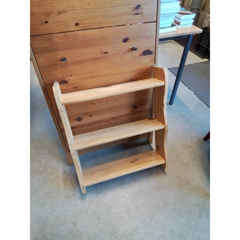 ÉTAGÈRE PIN 3 TABLETTES 