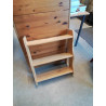 ÉTAGÈRE PIN 3 TABLETTES 