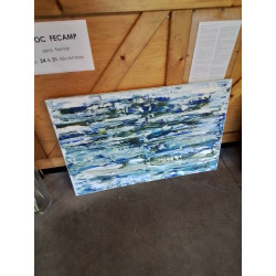 HUILE SUR TOILE ABSTRAIT...