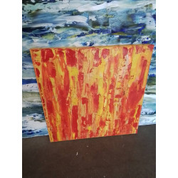 HUILE SUR TOILE ABSTRAIT...