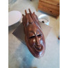 MASQUE AFRICAIN BOIS SCULPTÉ 