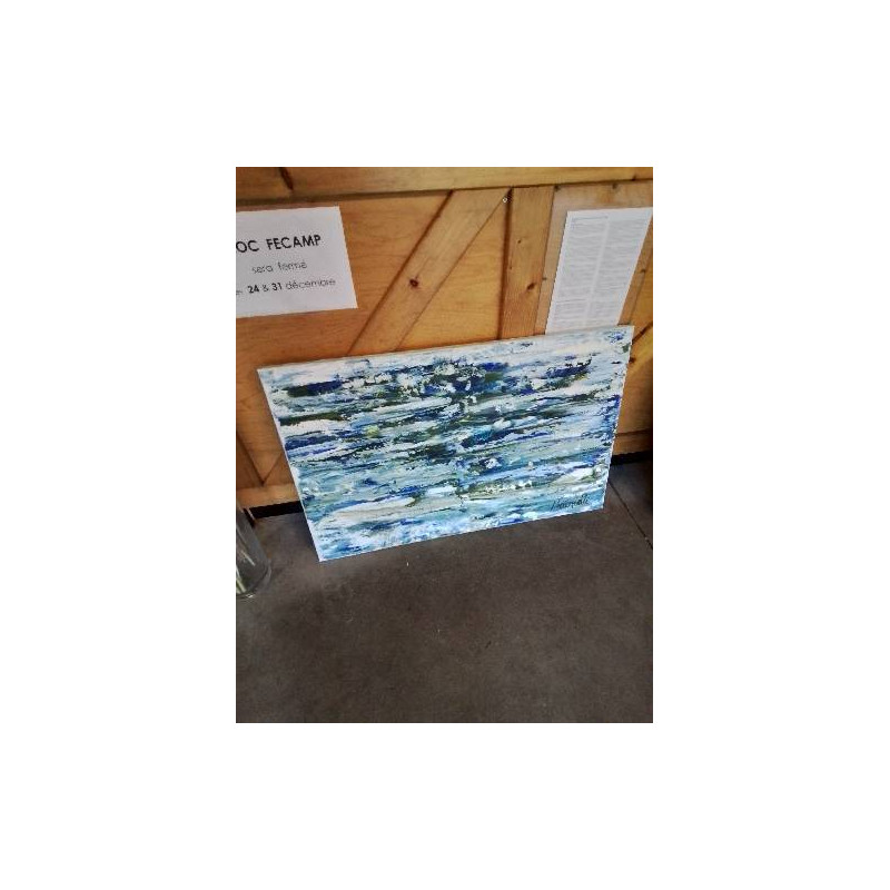 HUILE SUR TOILE ABSTRAIT MARGARETH MAÏNETTI