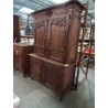 BUFFET CAUCHOIS DE MARIAGE BOIS SCULPTÉ AU PANIER FIN XIX