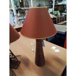 LAMPE CÉRAMIQUE GAINE BOIS...