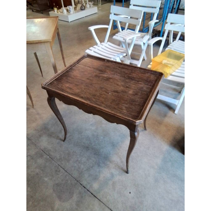 TABLE BASSE RECTANGULAIRE PIEDS GALBÉS STYLE RÉGENCE 