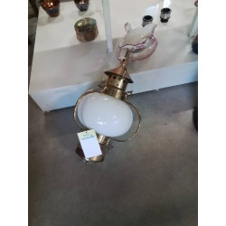 LANTERNE LAITON ET VERRE...