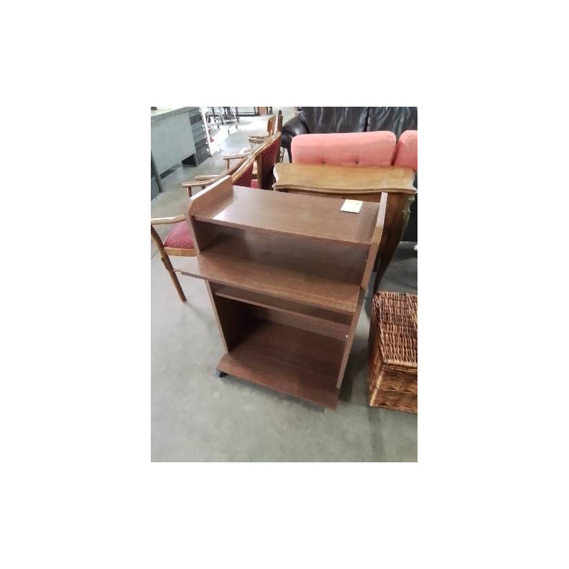 BUREAU INFORMATIQUE BOIS MARRON 