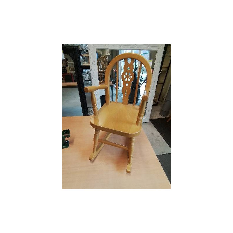 ROCKING CHAIR ENFANT BOIS CLAIR INTERIOR’S 