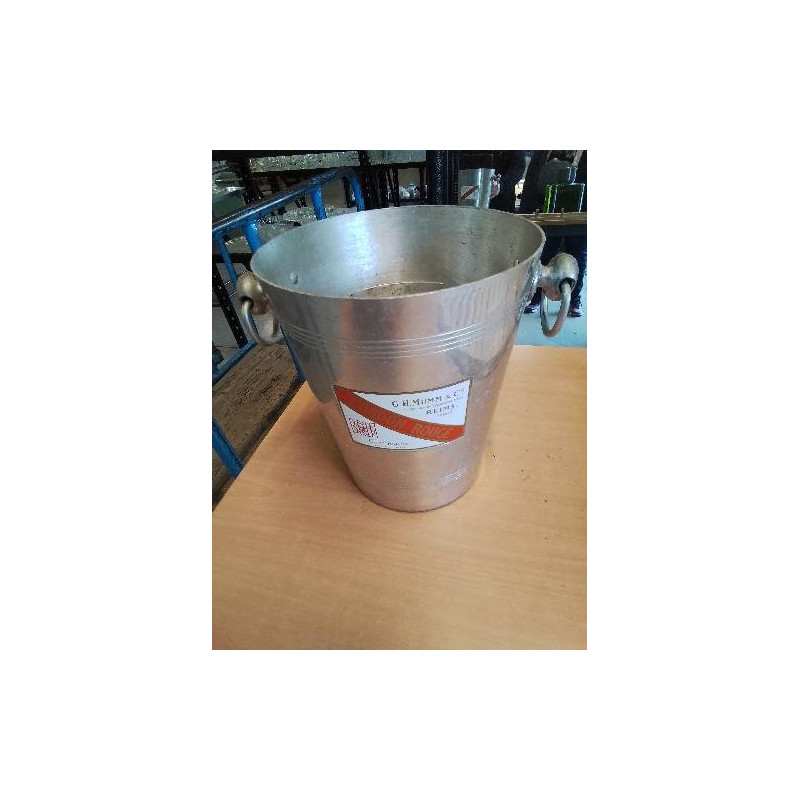 SEAU A CHAMPAGNE INOX G.H.MUMM CORDON ROUGE