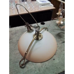 SUSPENSION RONDE MÉTAL DORÉ...