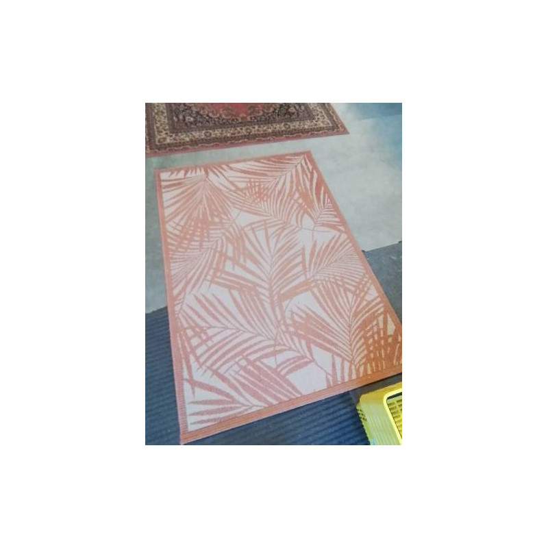 TAPIS BERCLON ECRU ORANGÉ 170X120CM