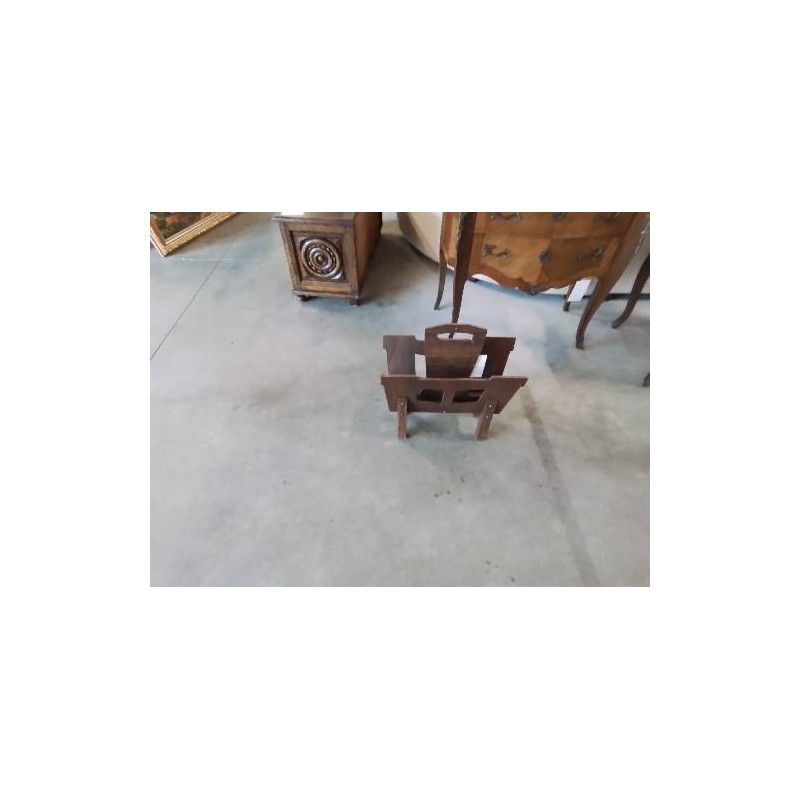 PORTE REVUES BOIS STYLE BRUTALISTE