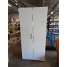 ARMOIRE DE BUREAU BOIS BLANC 2 PORTES