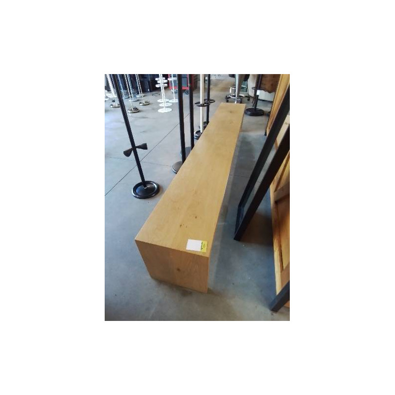 BANC CHÊNE CLAIR 280CM