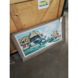 HUILE SUR TOILE VEULES LES...