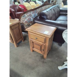 CHEVET CHÊNE CLAIR MOULURÉ...