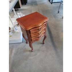 CHEVET BOIS CLAIR MOULURÉ 3...